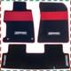 For 12-15 Honda Civic Fb Si 4 Door 1set Mugen Black Nylon Carpet Floor Mats New