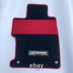 For 12-15 Honda Civic FB SI 4 Door 1set MUGEN Black Nylon Carpet Floor Mats New