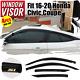 For 16-20 Honda Civic 2dr Coupe Window Visor Mugen Style Shade Deflector With Si