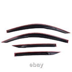 For 16-20 Honda Civic Coupe Mugen Style Window Visor Outside Rain Guard Shade