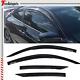 For 16-20 Honda Civic Coupe Mugen Style Window Visors Smoke Guard Shade 4pcs Set