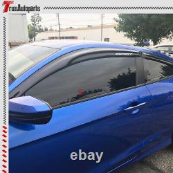 For 16-20 Honda Civic Coupe Window Visors Mugen Style Guard Shade Vent Deflector