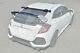 For 16-21 Honda Civic Hatchback Jdm Type-r Rear Spoiler & Spoon Style Roof Wing