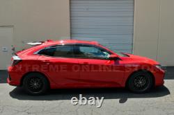 For 16-21 Honda Civic Hatchback MUGEN Style Rear Spoiler & Wing Riser Bracket