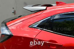 For 16-21 Honda Civic Hatchback MUGEN Style Rear Spoiler & Wing Riser Bracket