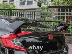 For 16-21 Honda Civic Sedan Type-R Style Rear Trunk Wing Spoiler Matte BLACK