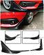 For 16-up Honda Civic Coupe Sedan Jdm Front Bumper Side Air Dam Lip Splitters