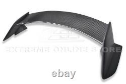 For 16-Up Honda Civic Coupe Type-R Style CARBON FIBER Rear Trunk Lip Spoiler