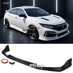 For 17-21 Honda Civic Si FK7 Hatchback JDM Mugen Style Front Bumper Lip Spoiler