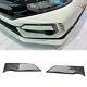 For 17+ Honda Civic Type R Fk8 Hatchback Mugen Style Front Splitter Carbon Fiber