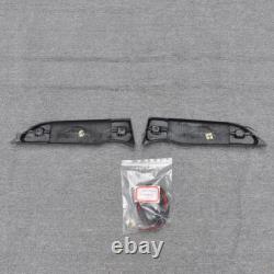 For 17+ Honda Civic Type R FK8 Hatchback Mugen Style Front Splitter Carbon Fiber