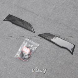 For 17+ Honda Civic Type R FK8 Hatchback Mugen Style Front Splitter Carbon Fiber