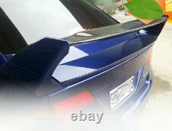 For 2006-11 Honda Civic FA1 Dry Carbon Fiber Mugen Rear Trunk Spoiler Wing Flap