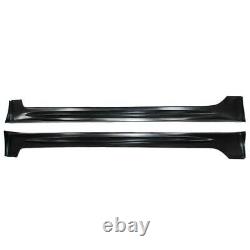 For 2006-11 Honda Civic Sedan Mugen Style Side Skirt Body Kit Spoiler Unpainted