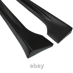 For 2006-11 Honda Civic Sedan Mugen Style Side Skirt Body Kit Spoiler Unpainted