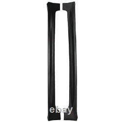 For 2006-2011 07 08 09 Honda Civic Mugen RR PP Style Side Skirts Unpainted Black