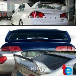 For 2006-2011 Civic 4DR Sedan Gloss Black Mugen Style Trunk Wing Spoiler