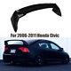 For 2006-2011 Honda Civic 2dr Coupe Glossy Black Mugen Style Trunk Wing Spoiler