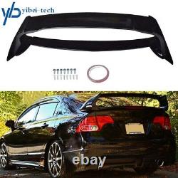 For 2006-2011 Honda Civic 4DR Sedan Painted Mugen Style 4Pcs Trunk Wing Spoiler