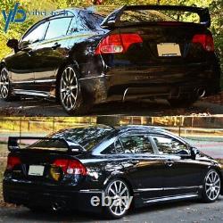 For 2006-2011 Honda Civic 4DR Sedan Painted Mugen Style 4Pcs Trunk Wing Spoiler