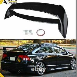 For 2006-2011 Honda Civic 4DR Sedan Painted Mugen Style 4Pic Trunk Wing Spoiler