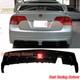 For 2006-2011 Honda Civic 4dr Mu-gen Rr Style Rear Bumper Lip (abs)