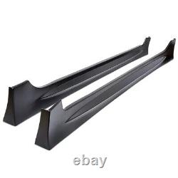 For 2006-2011 Honda Civic Mugen PU MU Style Side Skirts Body Kit Paintable ABS