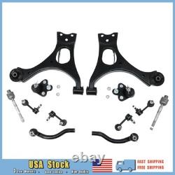 For 2006-2011 Honda Civic SI 12Pcs Front Lower Control Arms Ball Joints Tie Rods