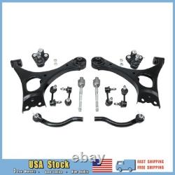 For 2006-2011 Honda Civic SI 12Pcs Front Lower Control Arms Ball Joints Tie Rods