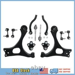 For 2006-2011 Honda Civic SI 12Pcs Front Lower Control Arms Ball Joints Tie Rods