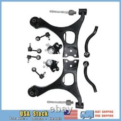 For 2006-2011 Honda Civic SI 12Pcs Front Lower Control Arms Ball Joints Tie Rods