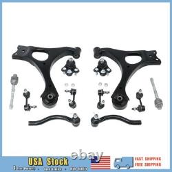 For 2006-2011 Honda Civic SI 12Pcs Front Lower Control Arms Ball Joints Tie Rods