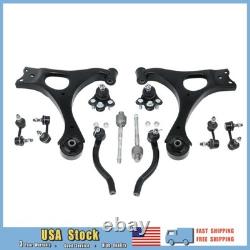 For 2006-2011 Honda Civic SI 12Pcs Front Lower Control Arms Ball Joints Tie Rods