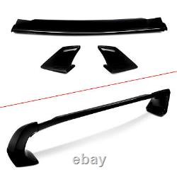 For 2006-2011 Honda Civic Sedan 4D FD2 Mugen Style Black Rear Trunk Spoiler Wing