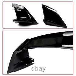 For 2006-2011 Honda Civic Sedan 4D FD2 Mugen Style Black Rear Trunk Spoiler Wing