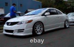 For 2009-2011 Honda Civic Coupe HFP Style Front Bumper PU Lip Spoiler Splitter