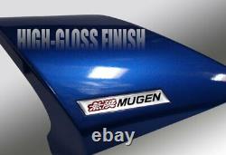 For 2012-2015 Honda Civic 4DR MUGEN Carbon Fiber Factory Blue Rear Spoiler Wing