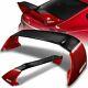 For 2012-2015 Honda Civic 4dr Mugen Carbon Fiber Factory Rear Spoiler Wing Red