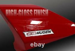 For 2012-2015 Honda Civic 4DR MUGEN Carbon Fiber Factory Rear Spoiler Wing RED