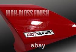 For 2012-2015 Honda Civic 4DR MUGEN Carbon Fiber Factory Rear Spoiler Wing RED