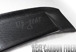 For 2012-2015 Honda Civic 4DR MUGEN Carbon Fiber Factory Rear Spoiler Wing RED