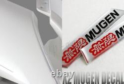 For 2012-2015 Honda Civic 4DR MUGEN Carbon Fiber Factory Rear Spoiler Wing WHITE