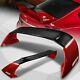 For 2012-2015 Honda Civic 4dr Mugen Carbon Fiber Factory Red Rear Spoiler Wing