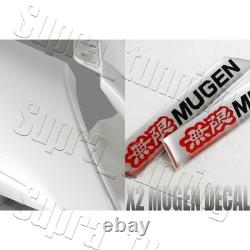 For 2012-2015 Honda Civic 4DR MUGEN White Rear Spoiler Wing Carbon Fiber +(GIFT)