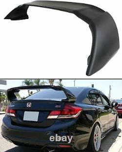 For 2012-2015 Honda Civic Sedan 4 Door Mugen RR ABS Rear Trunk Wing Spoiler 3pcs