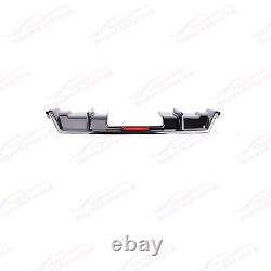 For 2016-2021 Honda Civic Sport Sedan Rear Bumper Splitter Lower Diffuser with LED