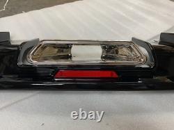 For 2016-21 Honda Civic Sedan Rear Bumper Spoiler Diffuser LED Exhaust Corners