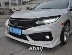 For 2017-2019 Honda CIVIC Mugen Style Fk7 Hatchback Frp Side Lip Splitter