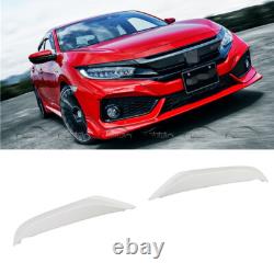 For 2017-2019 Honda Civic Mugen Style FK7 Hatchback FRP Front Side Lip Splitter