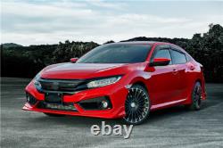 For 2017-2019 Honda Civic Mugen Style FK7 Hatchback FRP Front Side Lip Splitter